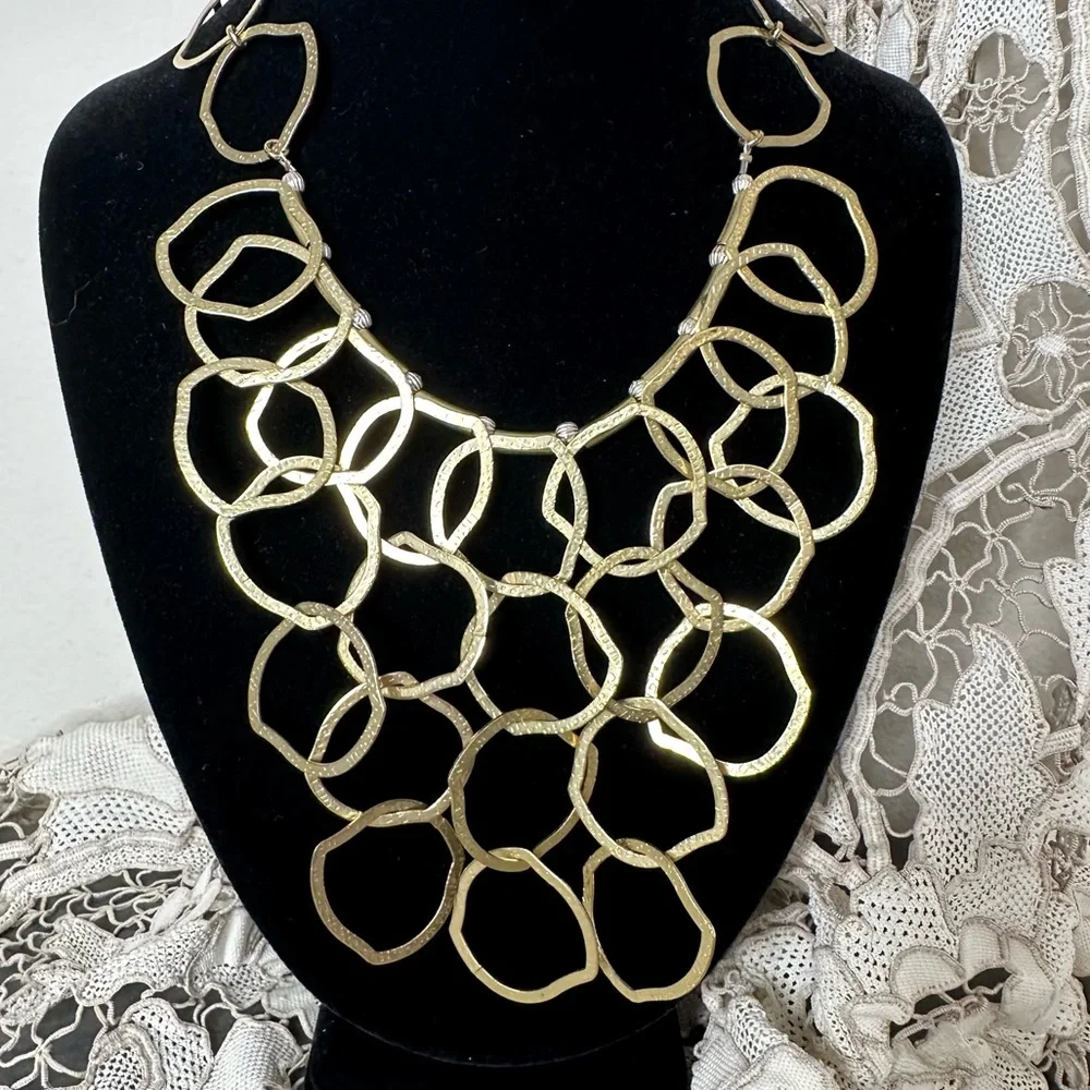 Anthro “Stone Harbor Bib Necklace” - Picture 5 of 13